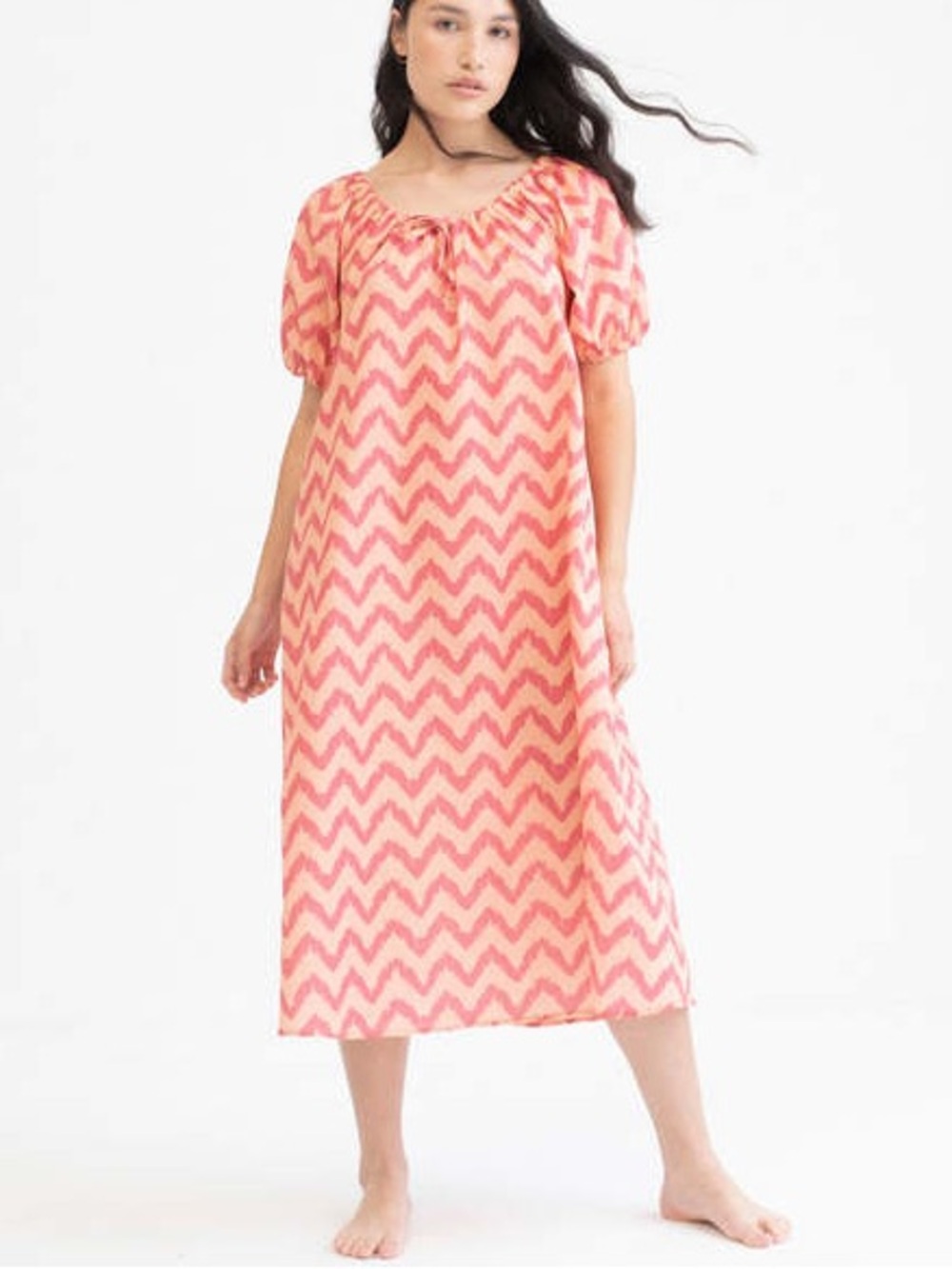 Mus & Bombon Organic cotton Kadia Printed Dress - Small